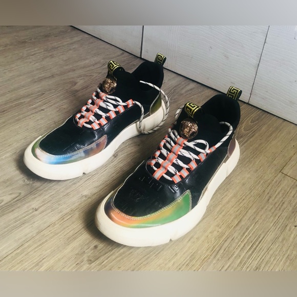 Versace men sneakers size 43EU, 9.5 US - Picture 1 of 11